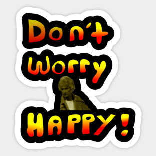 Don't worry Bea Happy Sticker